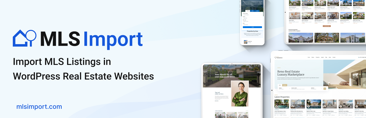 MLSImport – Download and synchronize real estate data from various MLS (Multiple Listing Services)
