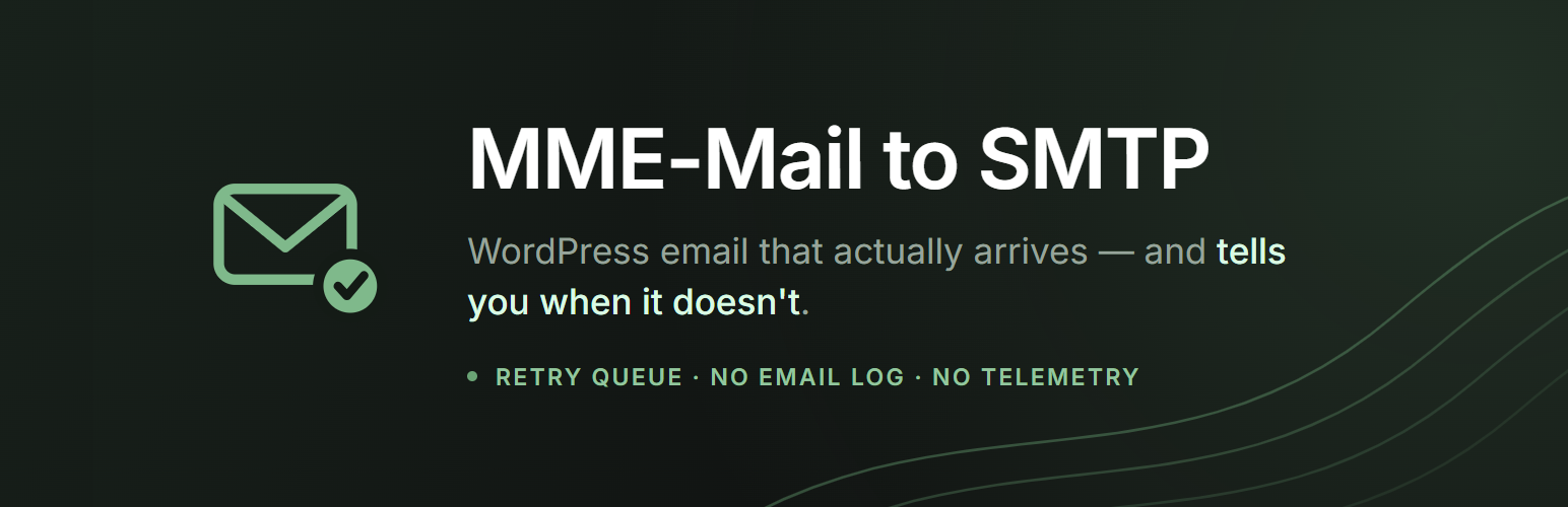 WordPress 外掛 MME-Mail to SMTP 的封面圖片
