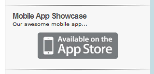 Widget installed for iPhone app