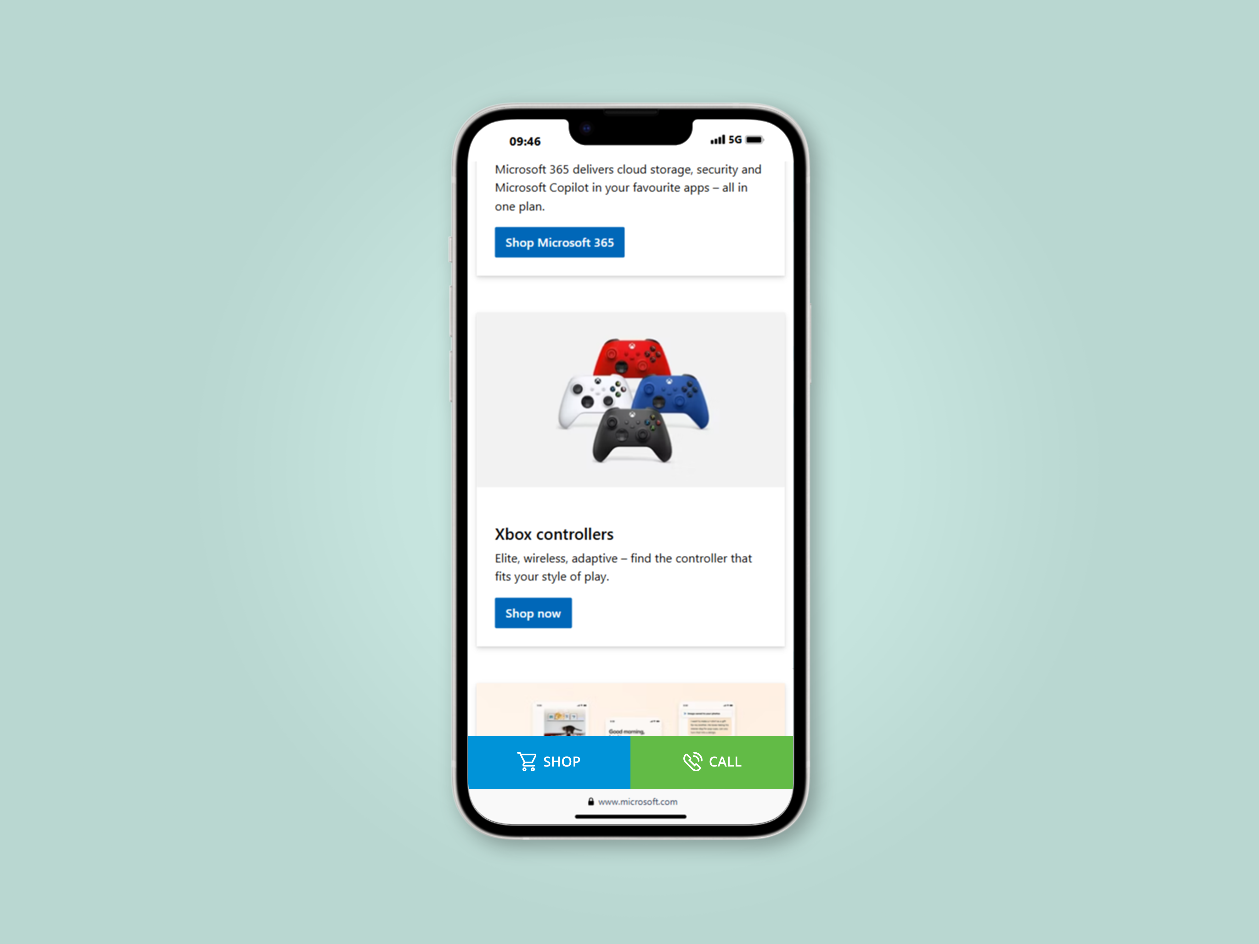 Example of work on the site