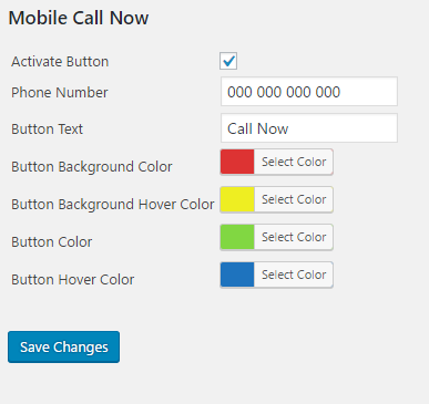 Admin Panel view of submitted form data.