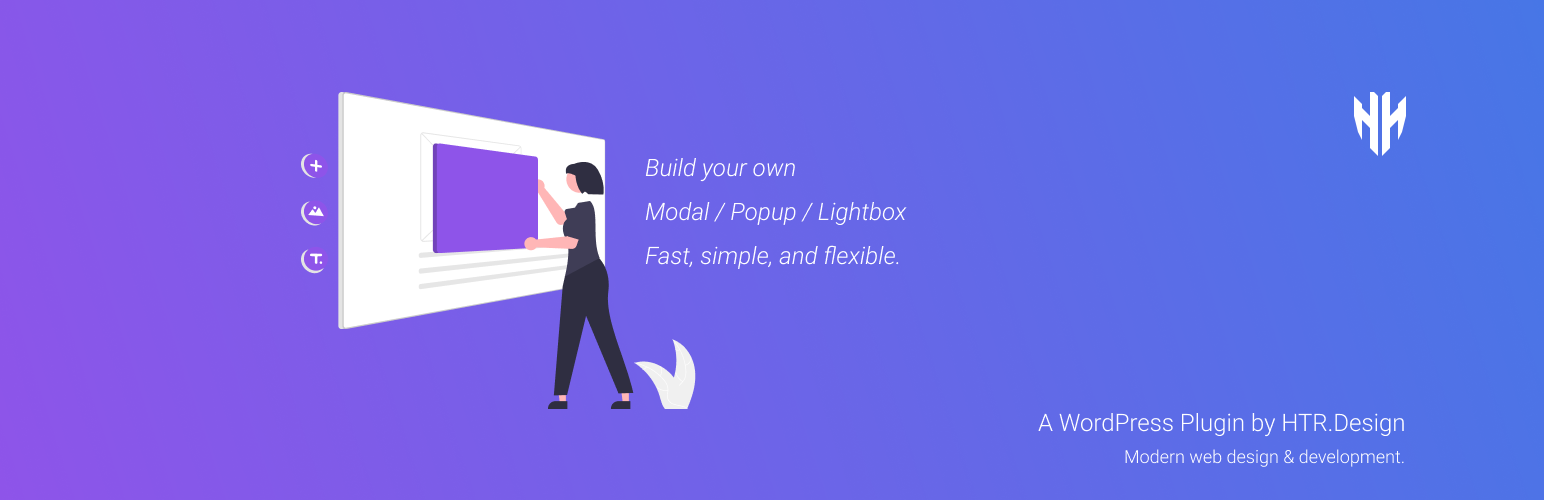 WordPress 外掛 Modal Builder Block 的封面圖片。