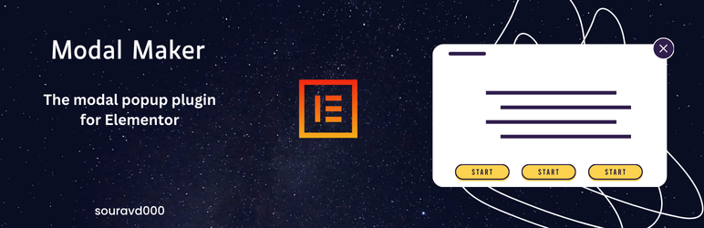 Modal Maker – An Elementor Modal Widget