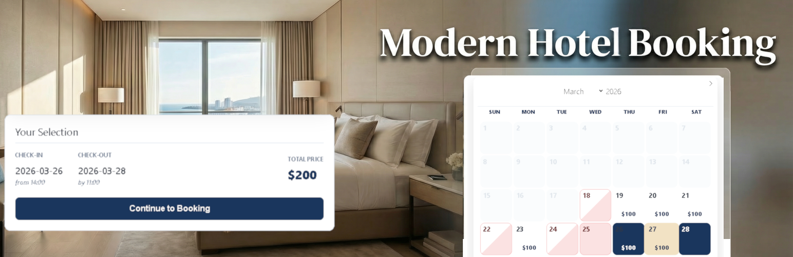Modern Hotel Booking