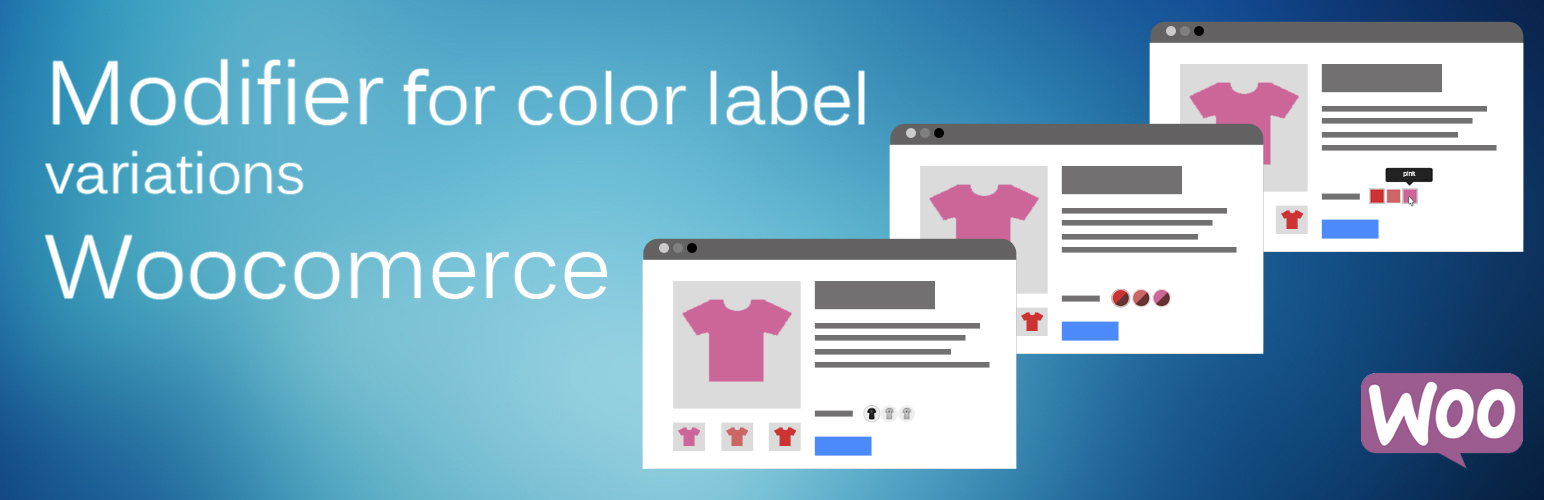 Modifier For Color Label Variations For Woocomerce