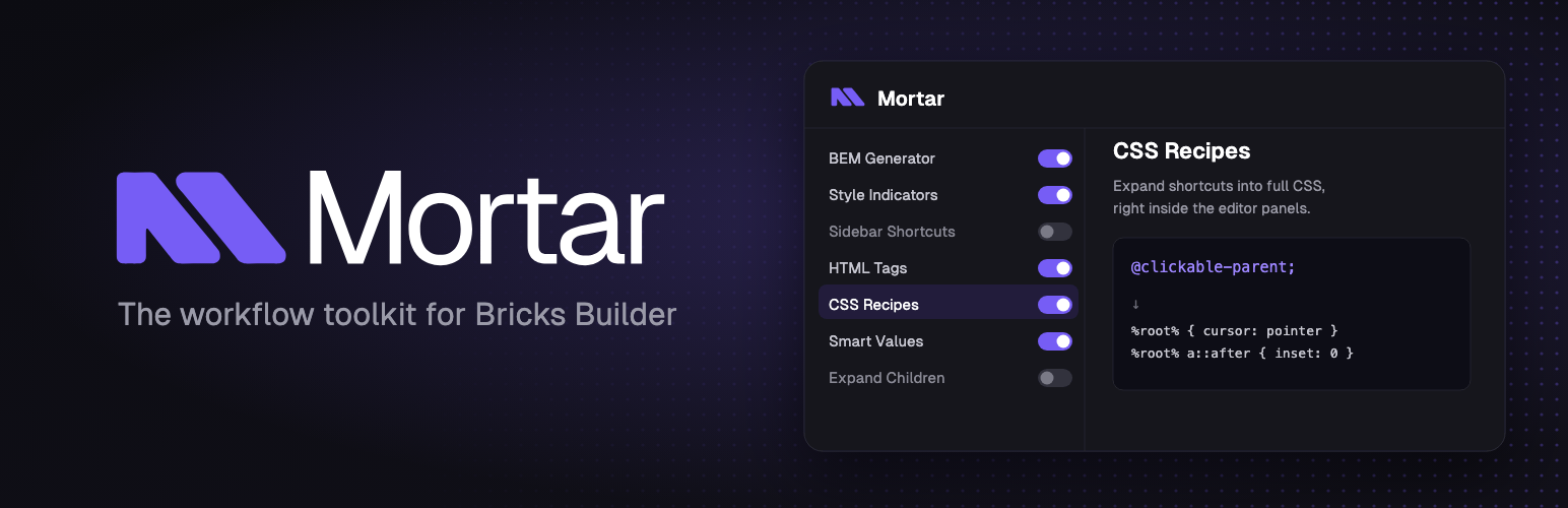 Mortar for Bricks Builder