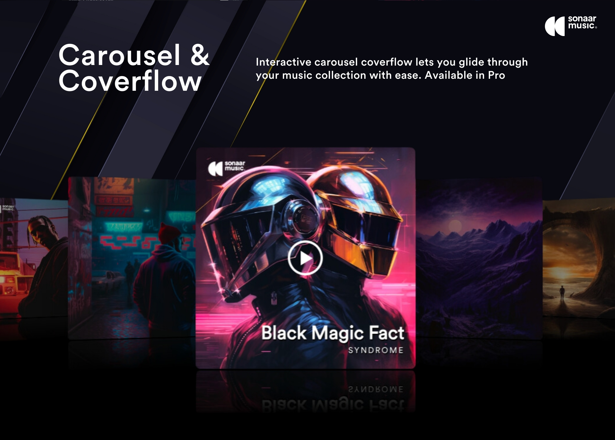 Audio Carousel &amp; 3D Coverflow