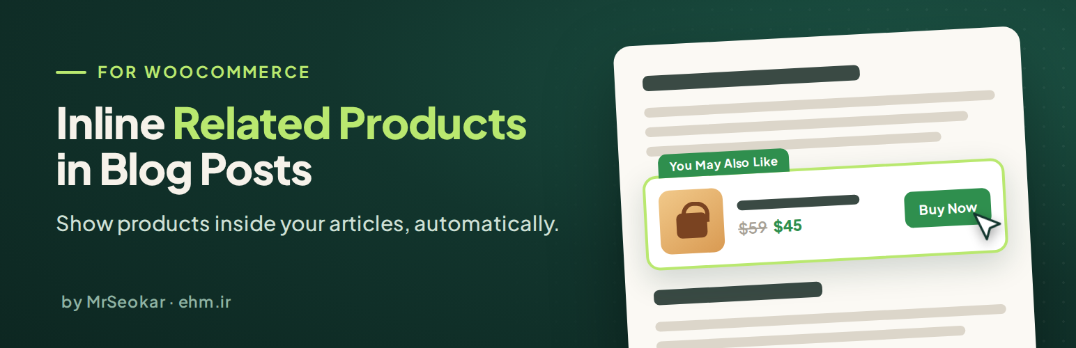 WordPress 外掛 MrSeokar Inline Related Products for WooCommerce 的封面圖片