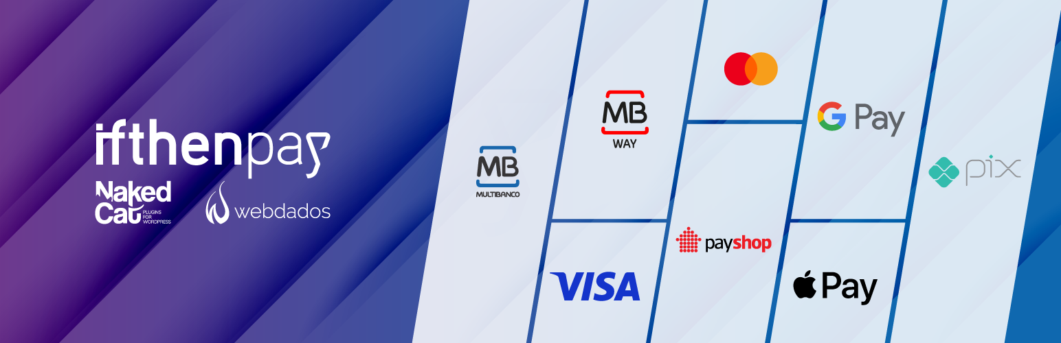 Multibanco, MB WAY, Credit card, Apple Pay, Google Pay, Payshop, and PIX (ifthenpay) for WooCommerce preview