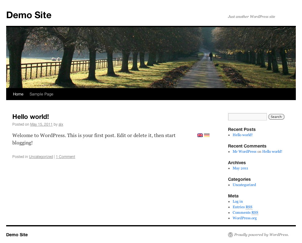 How a blog looks like