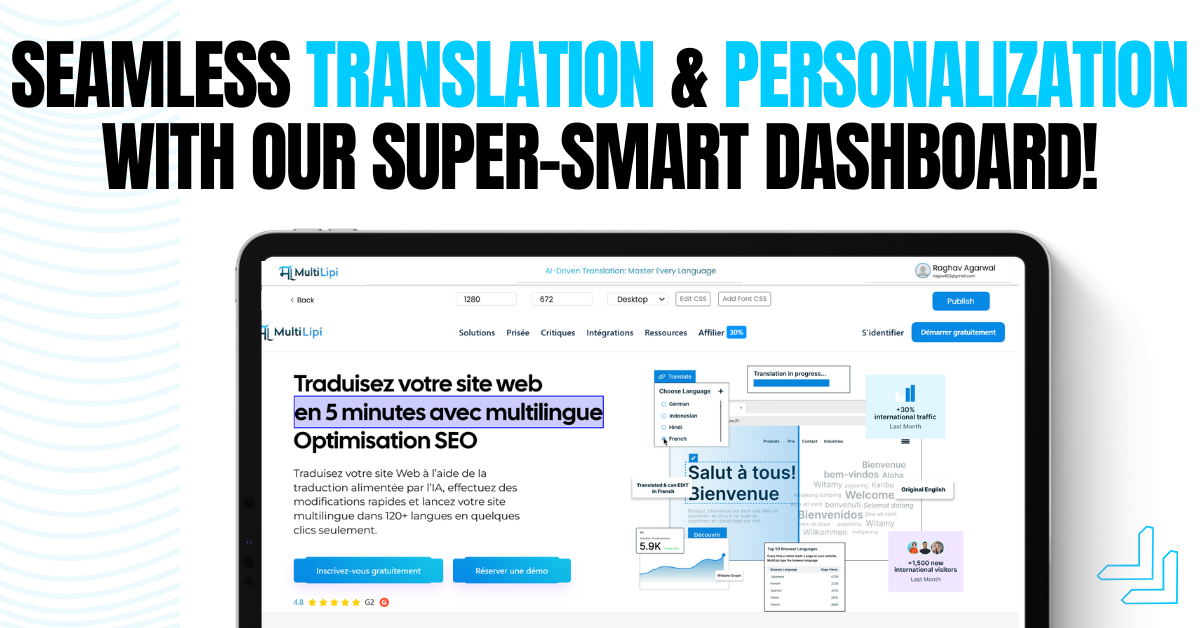Customize every word, every page, every language.