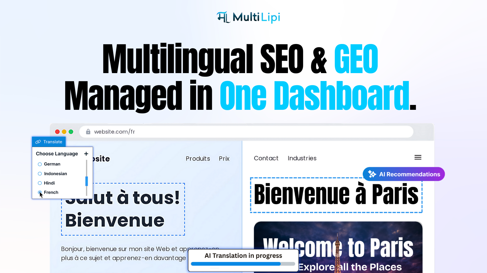 Translation that respects culture and context.