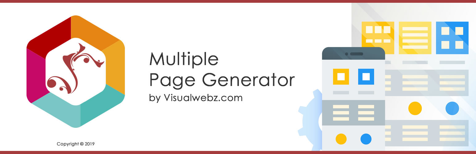WordPress 外掛 Multiple Page Generator 的封面圖片。