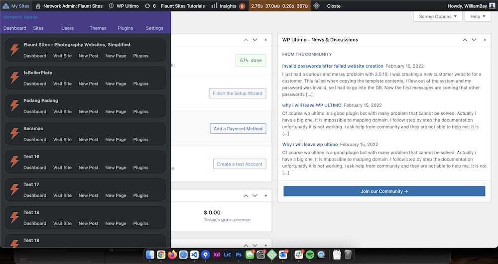 Screenshot of Multisite SuperList in action.