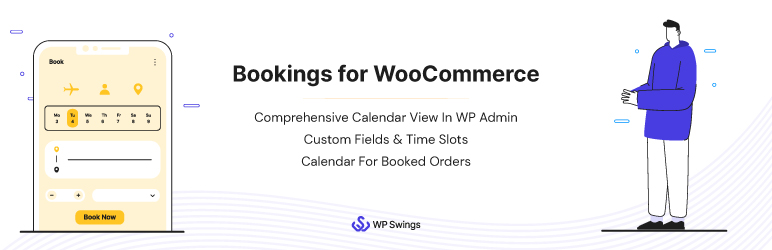 Bookings for WooCommerce  – Booking, Manage Bookings, Show Availability, Calendar Listings