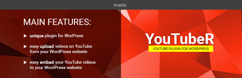 YouTubeR by Maxio lab.