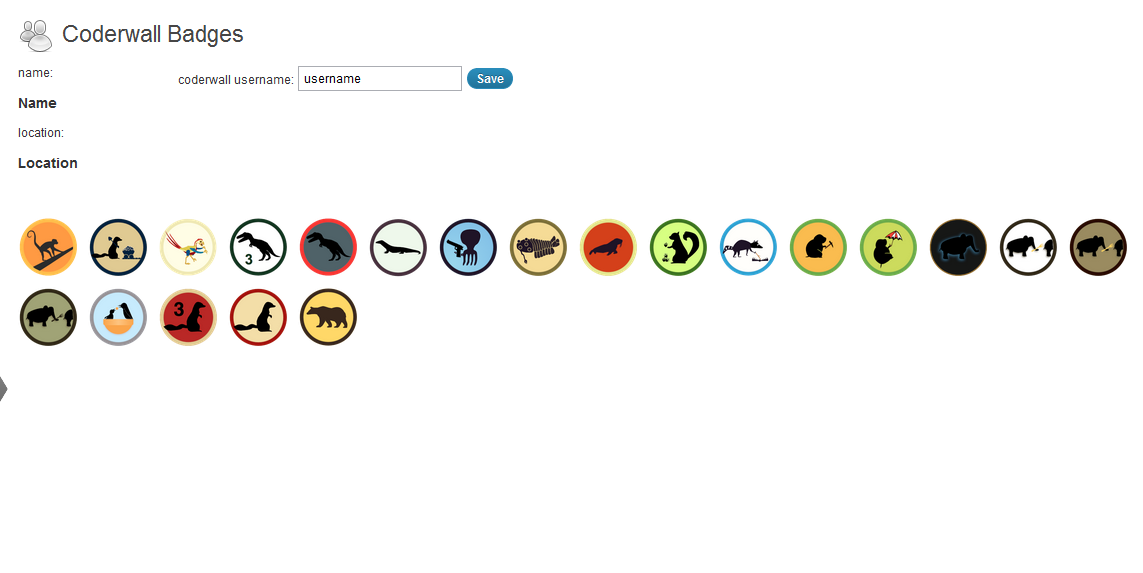 My Coderwall Badges