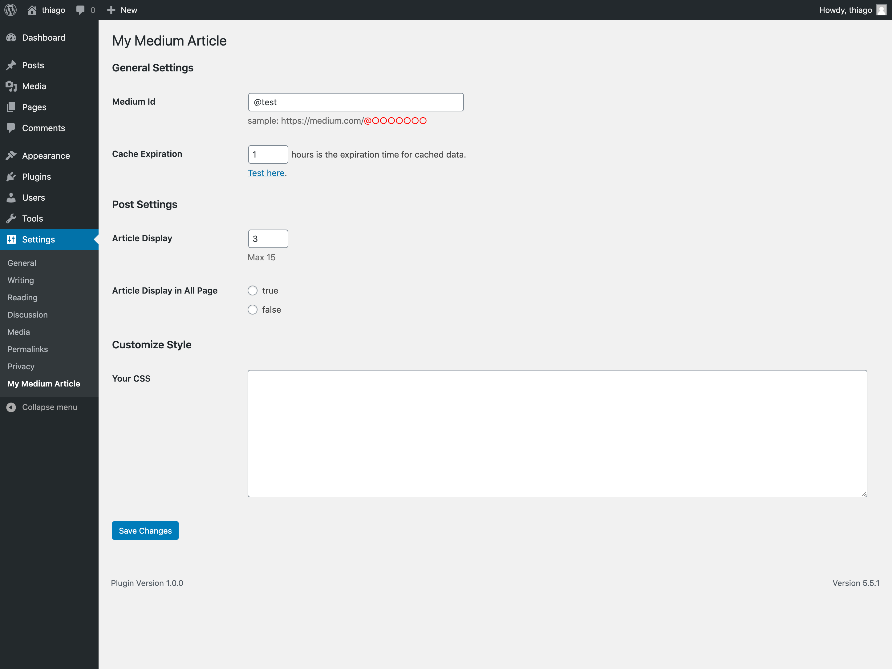 My Medium Article - Screenshot 1
