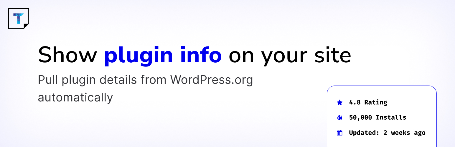 My Plugin Information – Fetch Data from WordPress.org