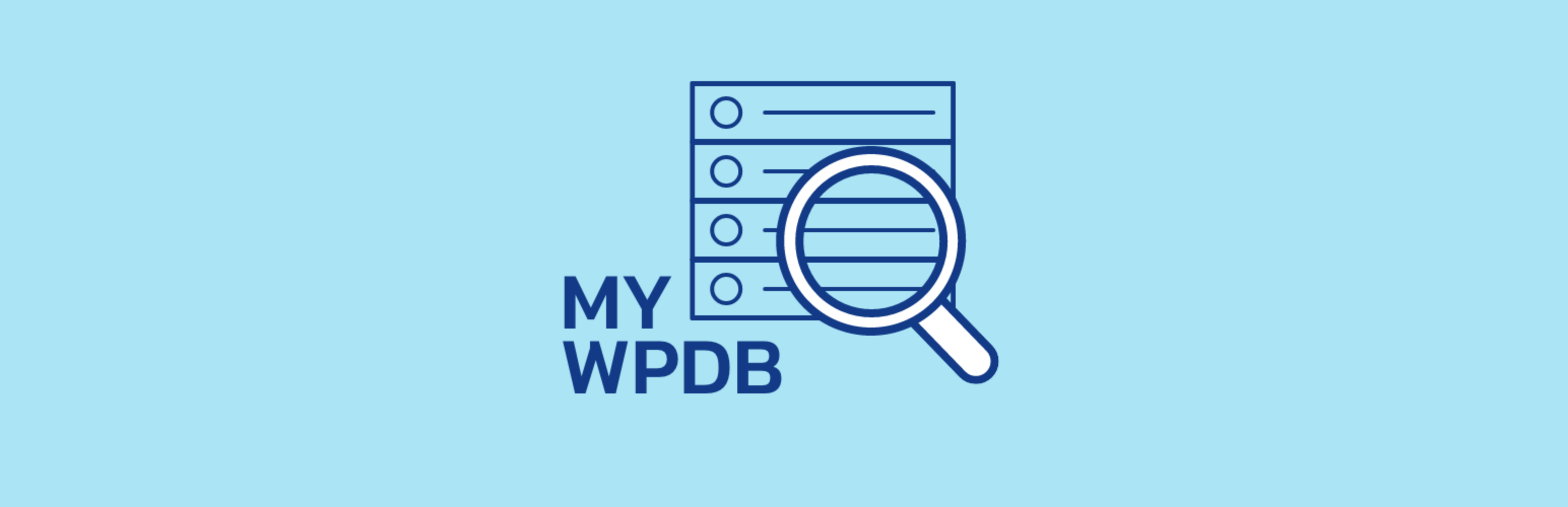 Product image for My wpdb.