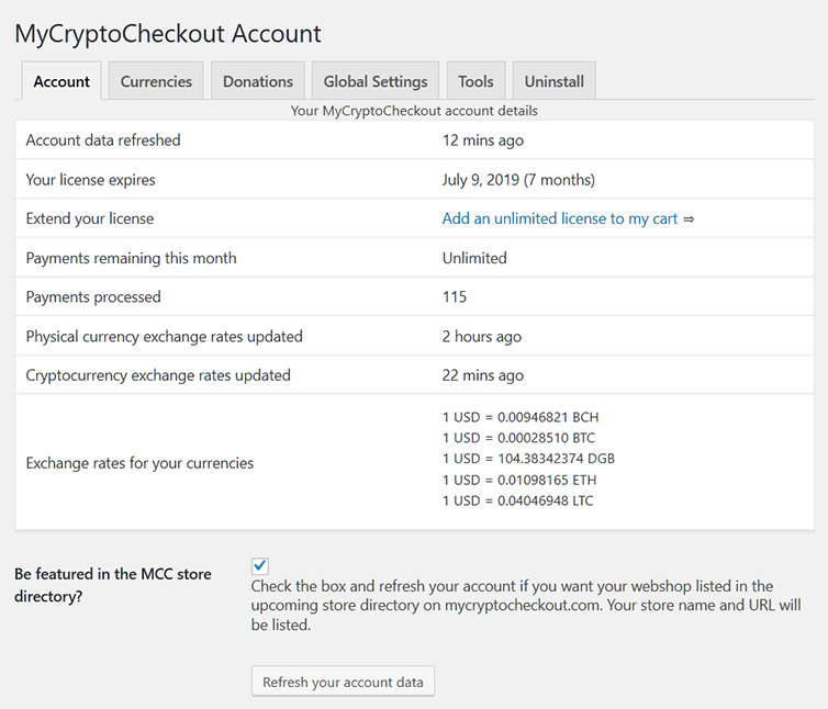 Mycryptocheckout Accept 95 Coins Bitcoin Ethereum And More - 