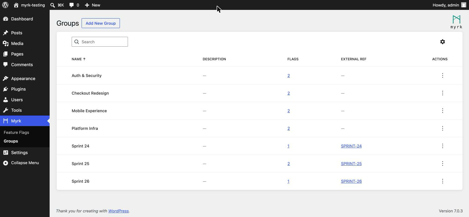 Myrk Feature Flags