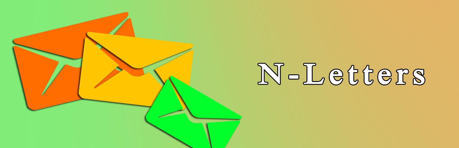 WordPress 外掛 N-letters. Send newsletters to your website's users 的封面圖片。