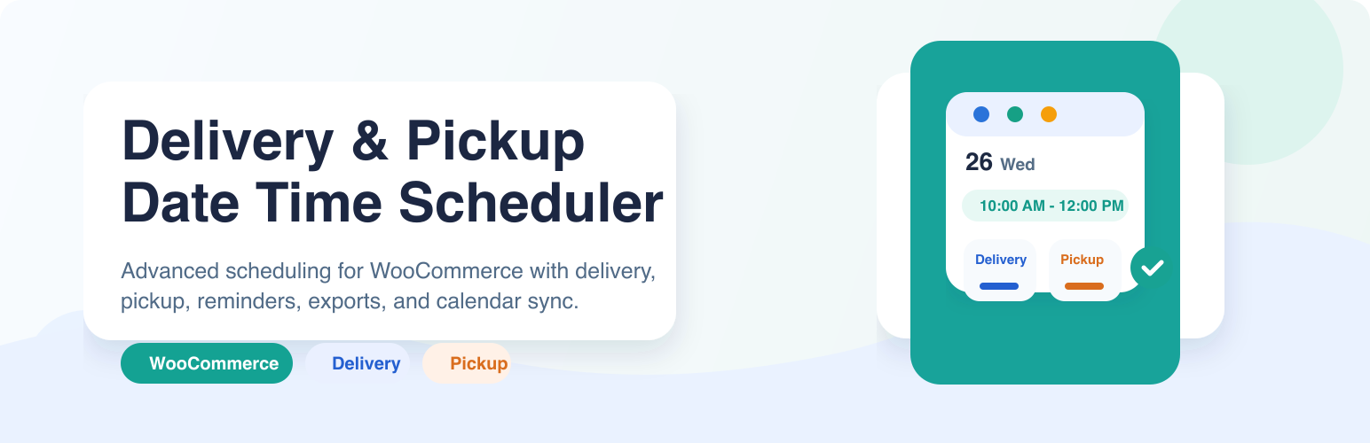 NACSTech Delivery and Pickup Date Time Scheduler for WooCommerce