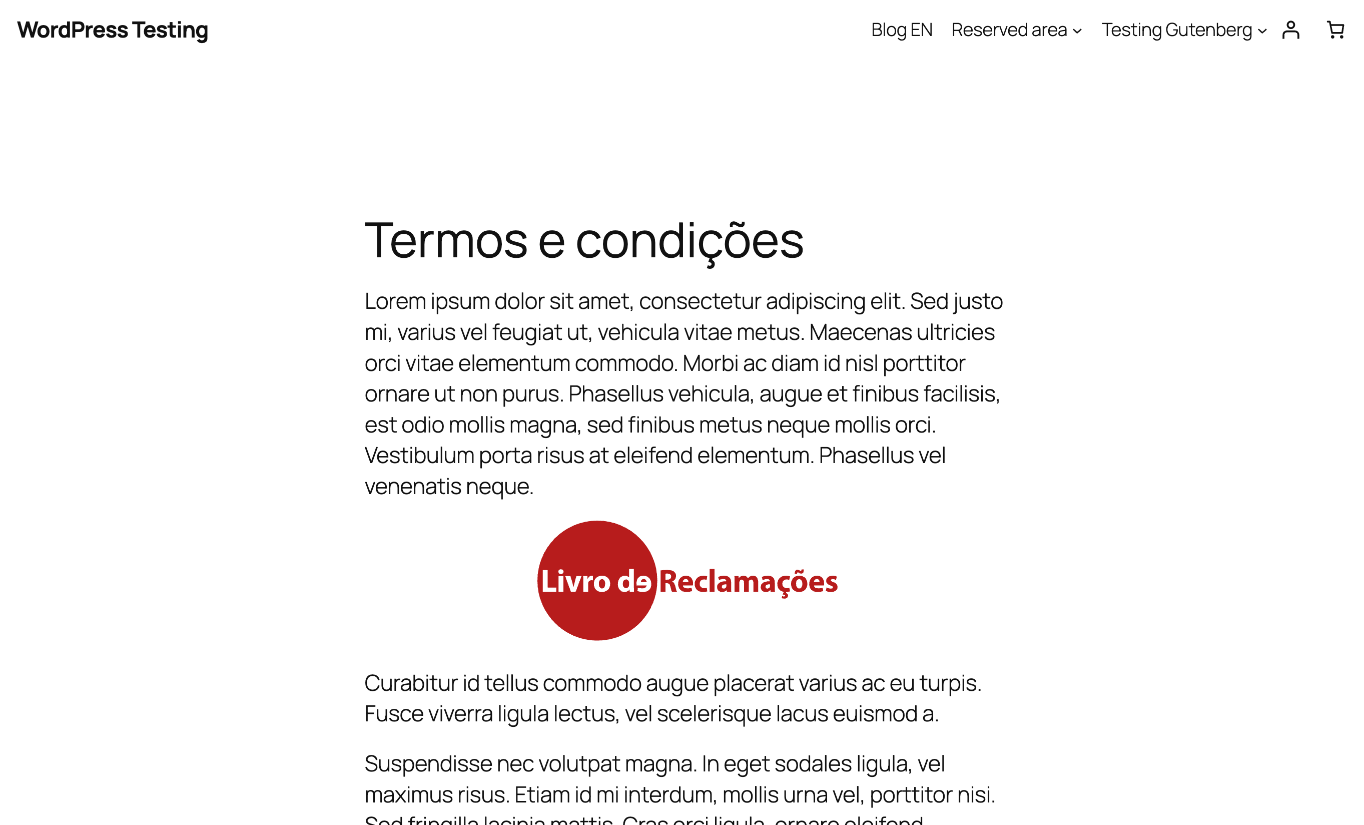 The logo rendered on the frontend