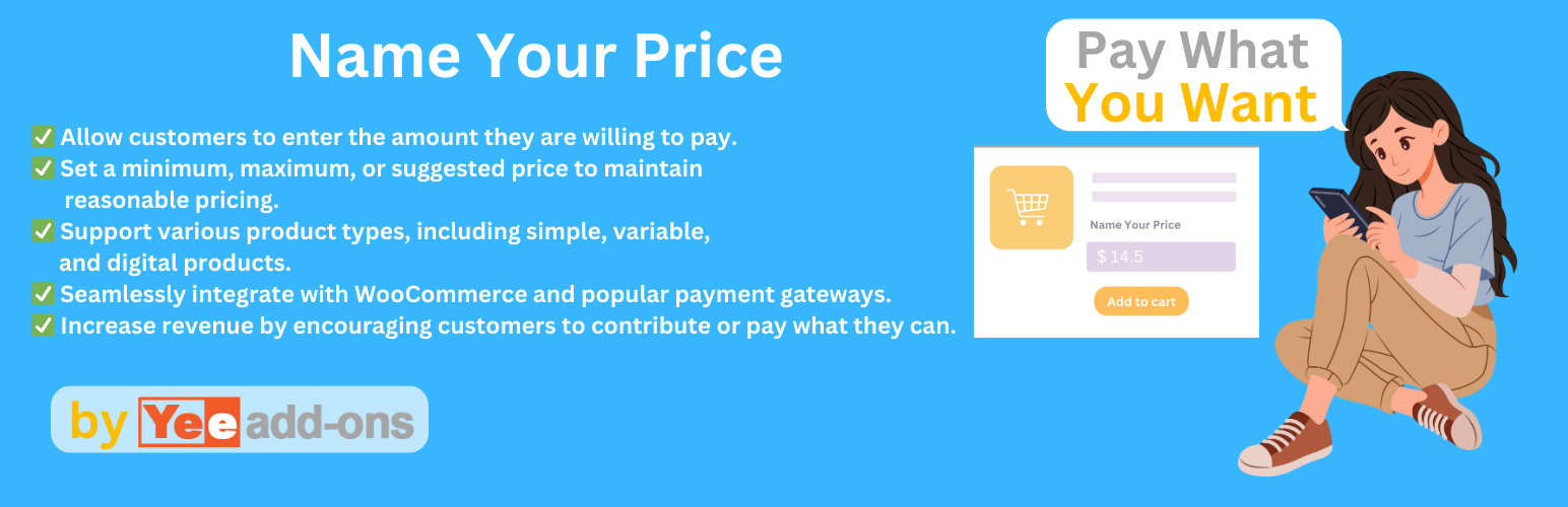 Name Your Price for WooCommerce – Custom Pricing – Open Pricing