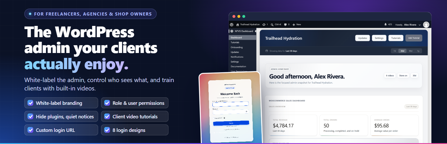 WordPress 外掛 Nativus Dashboard 的封面圖片