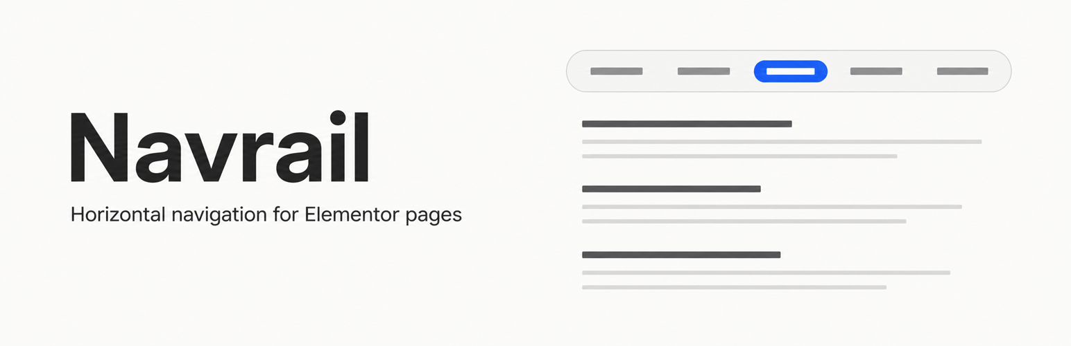 Navrail – Horizontal Navigation & Table of Contents