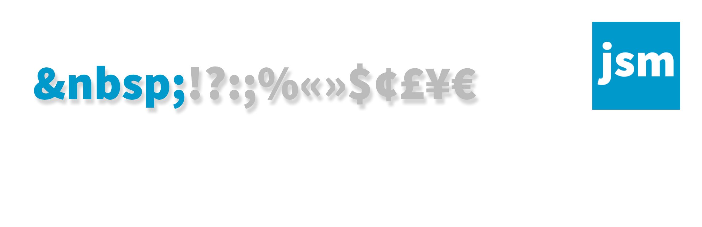 JSM Non-Breaking Space (nbsp) for French Content