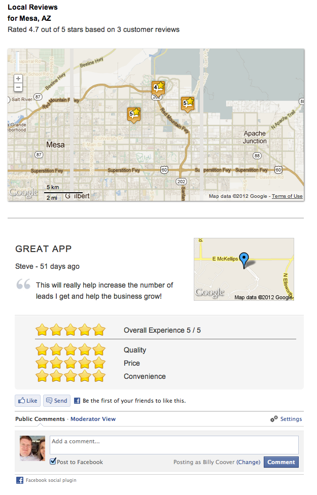 Nearby Now Reviews and Audio Testimonials - Screenshot 1