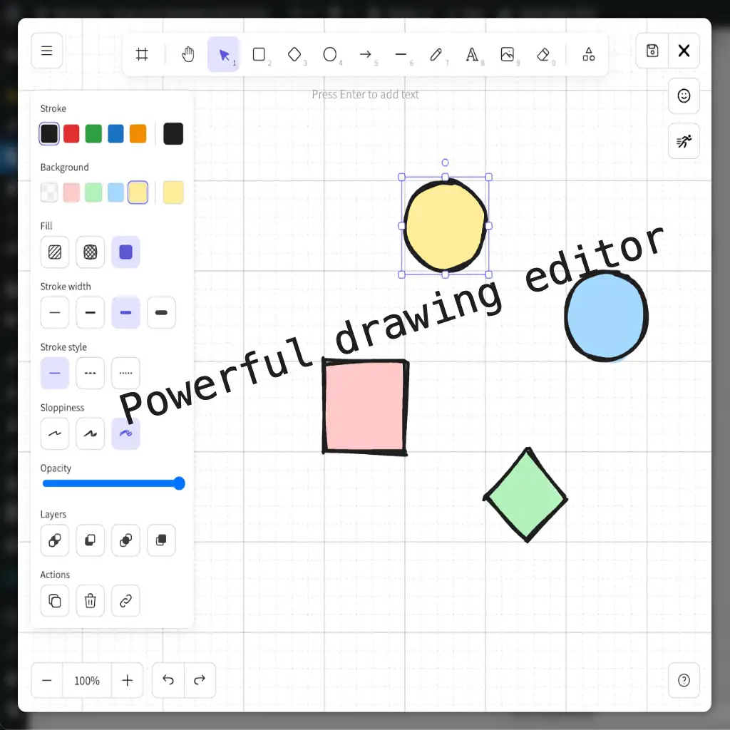 neo Draw - Advanced drawing tools for shapes, pen sketches, text, images, and creative graphics directly in WordPress