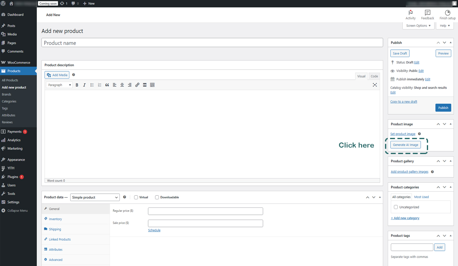 Neocraft AI Product Images Generator for WooCommerce