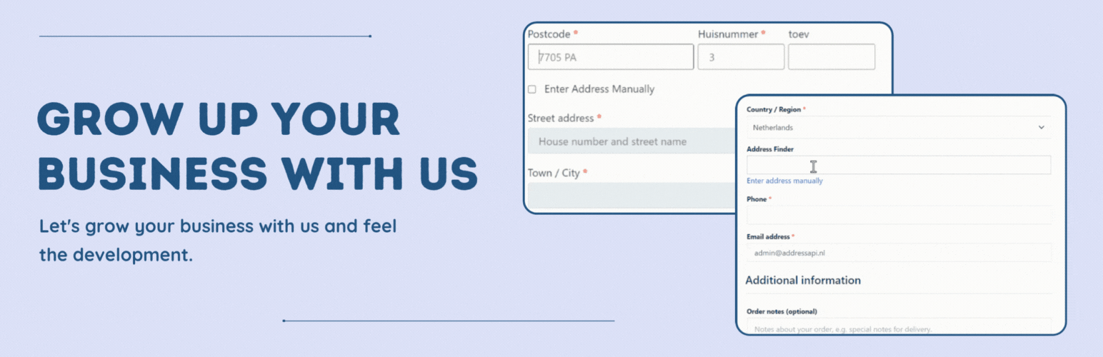 WordPress 外掛 Netherlands Checkout Address Autocomplete for WooCommerce 的封面圖片。