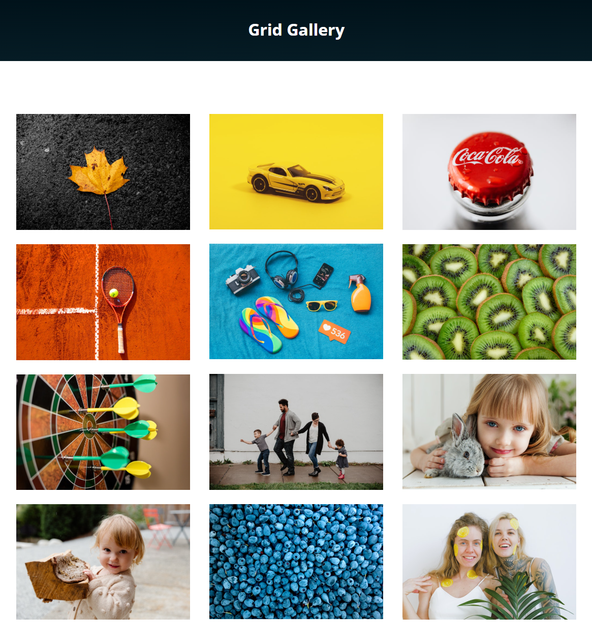 Photo Gallery Without Thumbnail