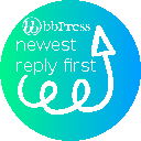 Newest replies first in bbPress logo