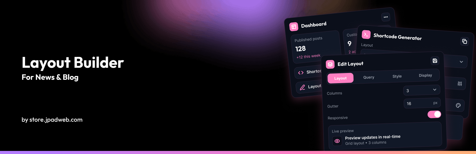 News &amp; Blog Layout Builder