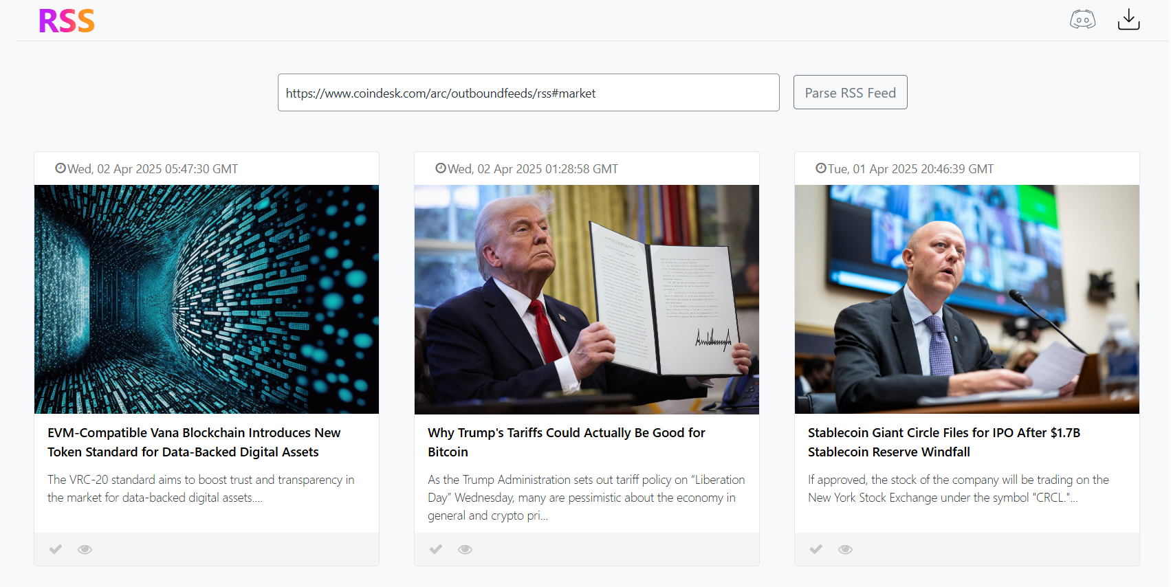 News-Parser - Screenshot 1
