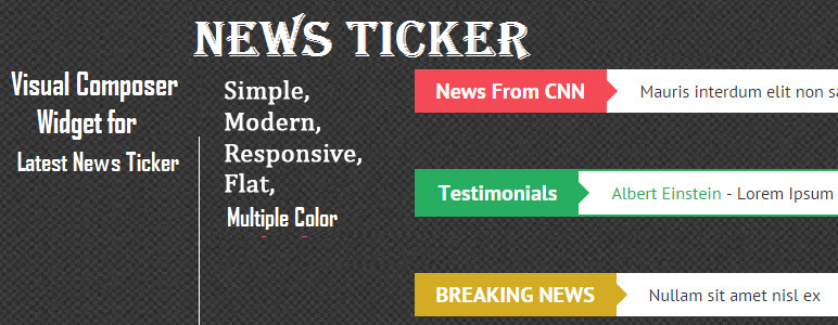 News ticker