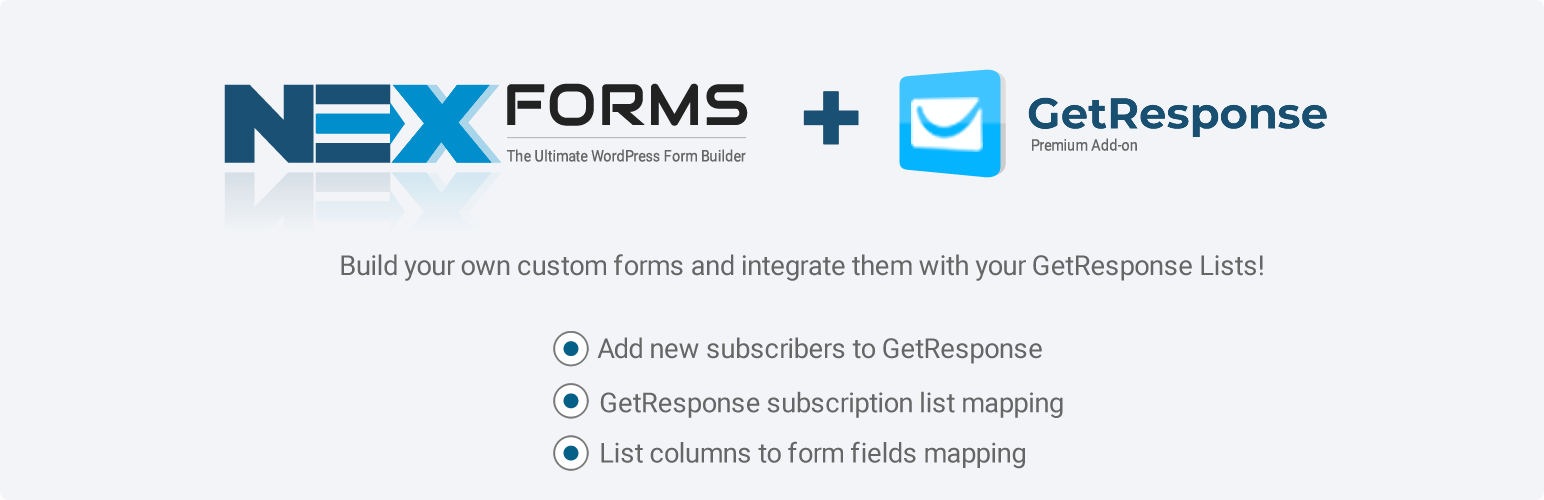 NEX-Forms ADD ON – GetRepsonse
