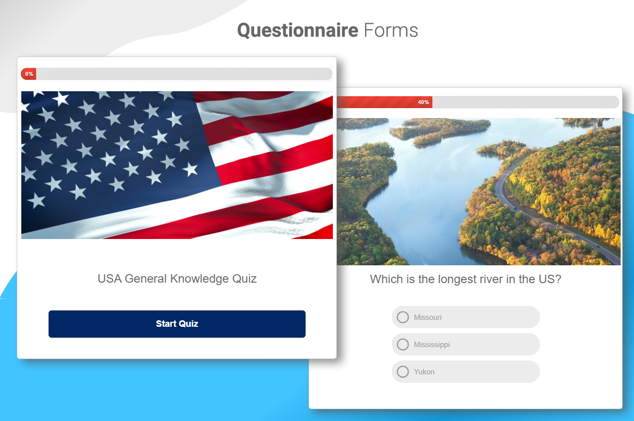 Online Questionnaire Forms by NEX-Forms - WordPress Forms Builder