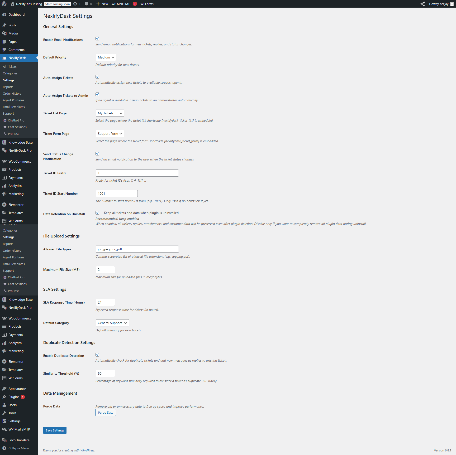 Comprehensive Settings Panel - Extensive configuration options for all plugin features