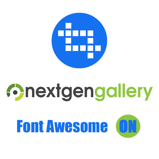 NextGEN Font Awesome On logo