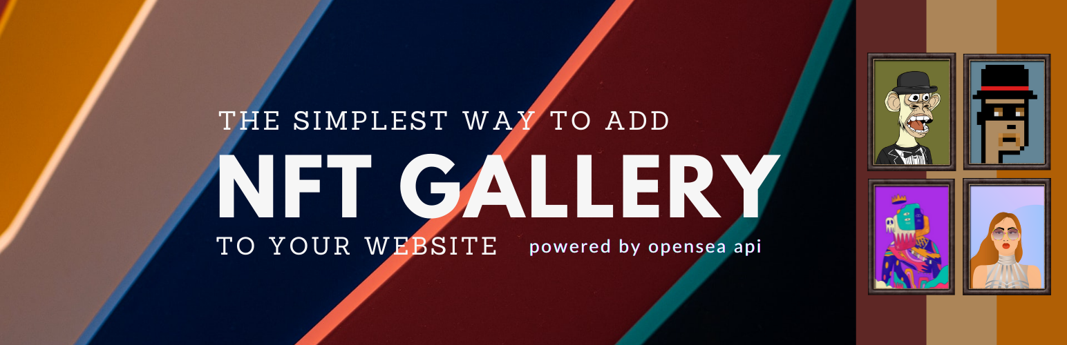 WordPress 外掛 NFT Gallery 的封面圖片。