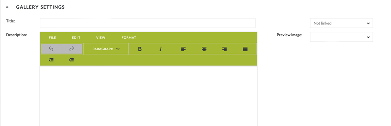 JPrompt Description Editor with TinyMCE for NextGEN Gallery