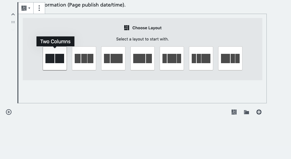 Grouped blocks - pre-defined layouts for displaying your content in more eye catching ways