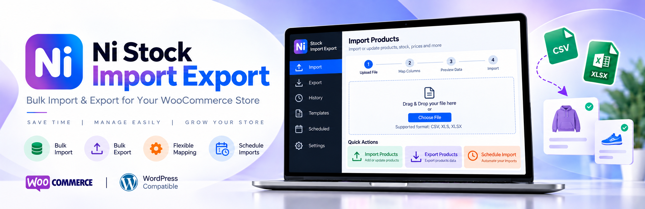 WordPress 外掛 Ni Stock Import Export 的封面圖片